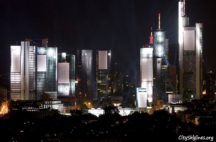 Frankfurt Night Skyline, Germany