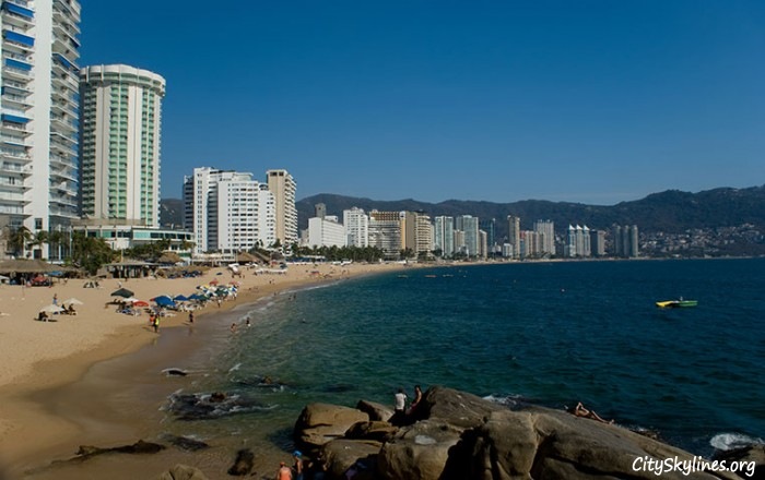 Acapulco Beach Skyline