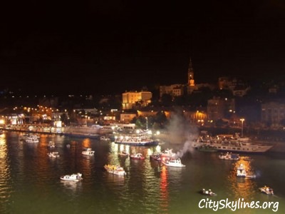 Belgrade, Serbia Night River View