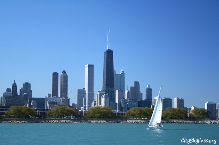 Chicago Illinois, Lake Skyline