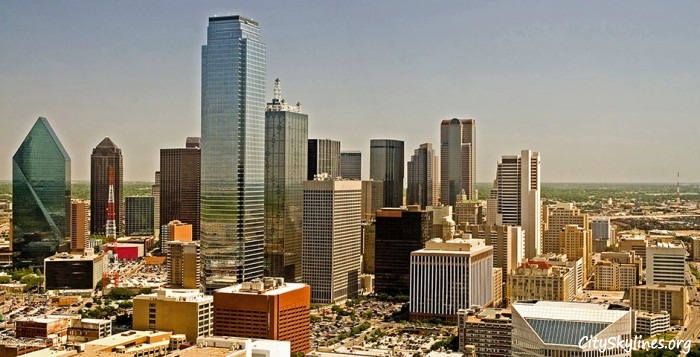 Dallas City Skyline
