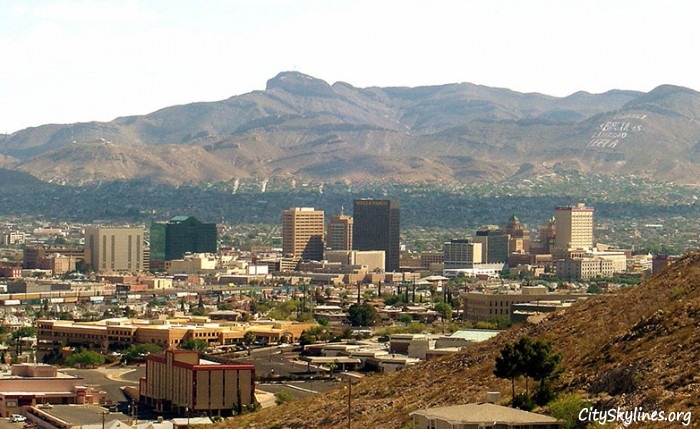 El Paso, Texas City Skyline