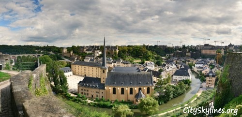 Luxembourg City Skyline, Grand Duchy of Luxembourg
