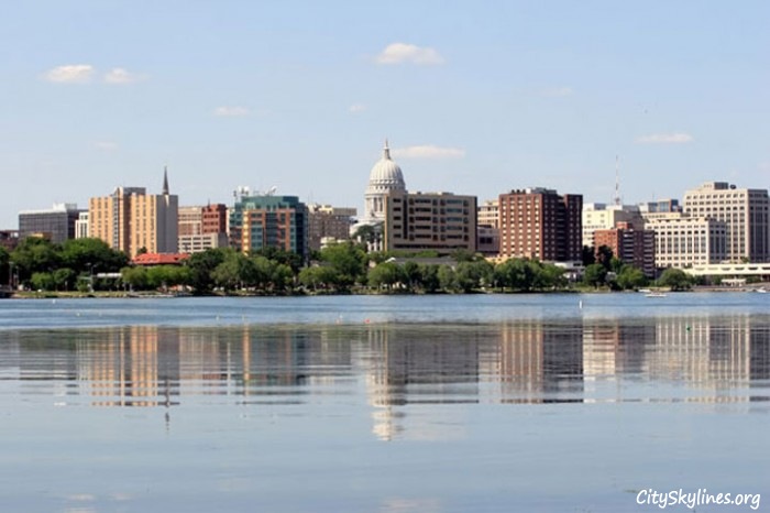 Madison City Skyline, Wisconsin