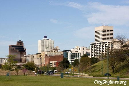 Memphis City Skyline, Tennessee