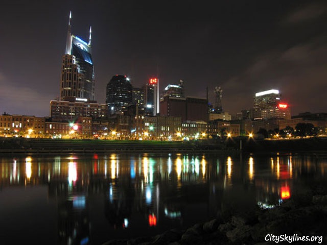 Nashville at night