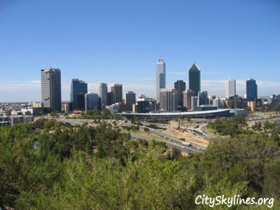 Perth City Skyline, Western Australia