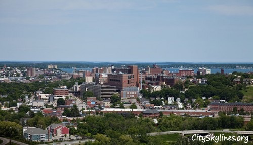 Portland City Skyline, Maine