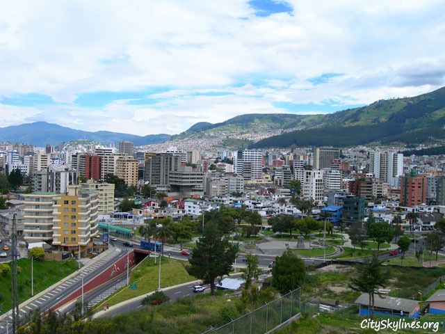 Quito Ecuador, South America Skyline