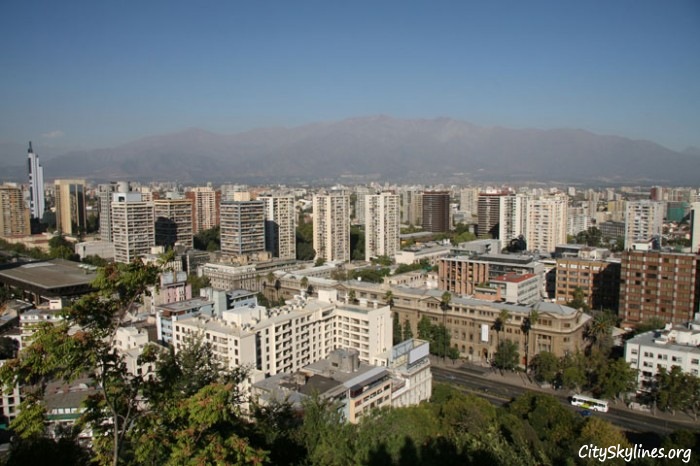 Santiago Chilie Skyline