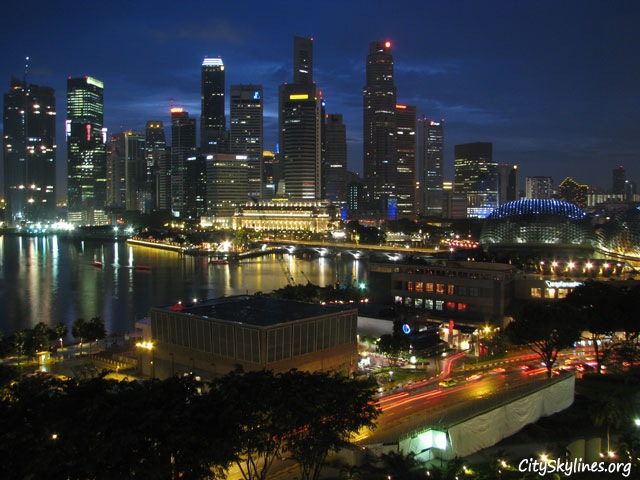 Singapore City at Night