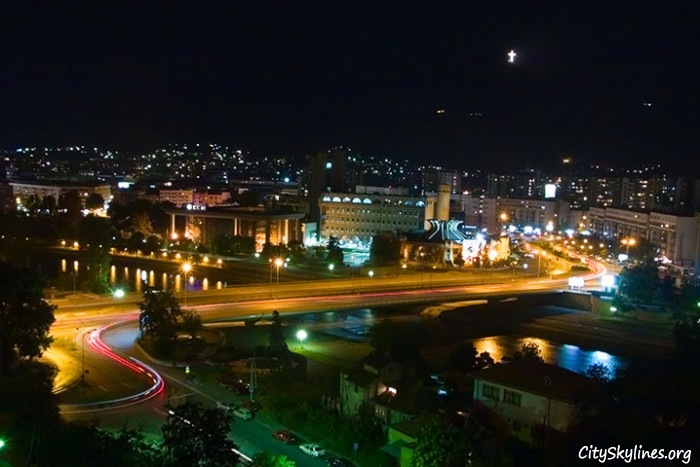 Skopje City Skyline, Macedonia