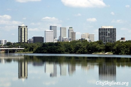 Tulsa Oklahoma City Skyline