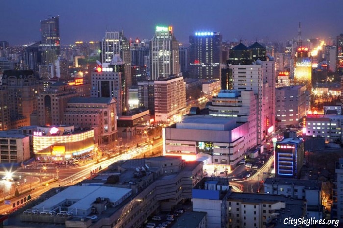 Beijing City Skyline at Night, China