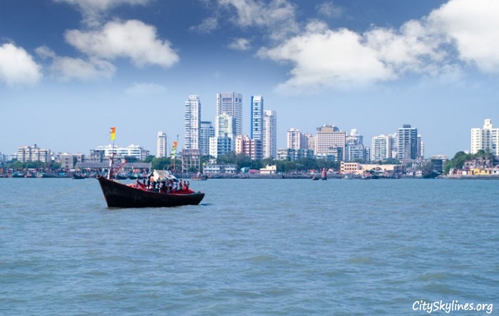 Boat View of Mumbai City