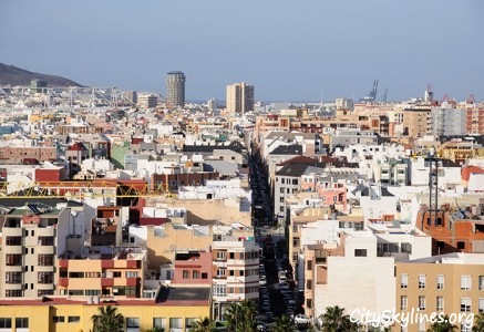 Las Palmas Skyline in the Canary Islands