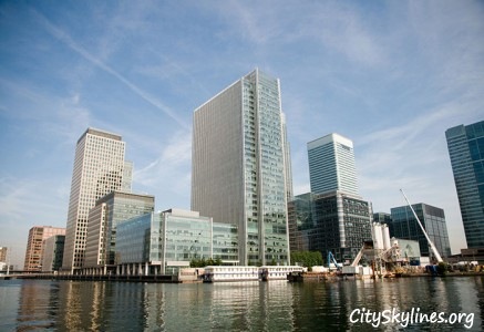 London City Skyline, England - Docklands Area