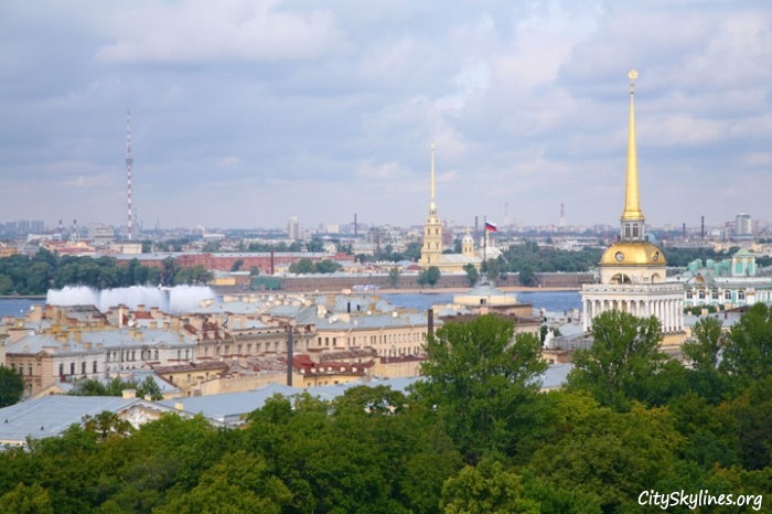Saint Petersburg, Russia - Building Top View
