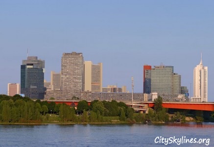 Vienna City Skyline, River View