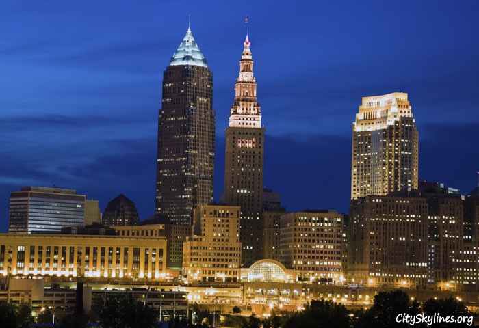 City of Cleveland at Night