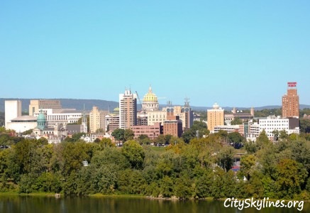 Harrisburg, PA City Skyline