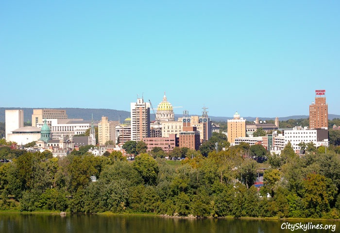 Harrisburg, PA City Skyline