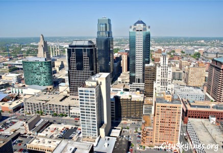 Kansas City Skyline, KS - Day View