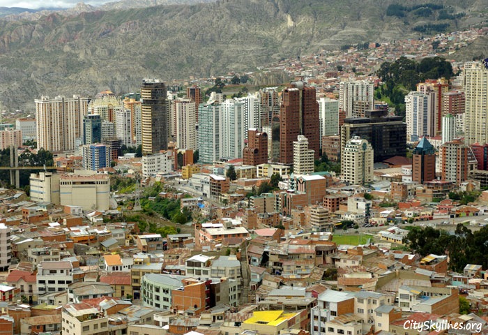 La Paz Skyline, Bolivia
