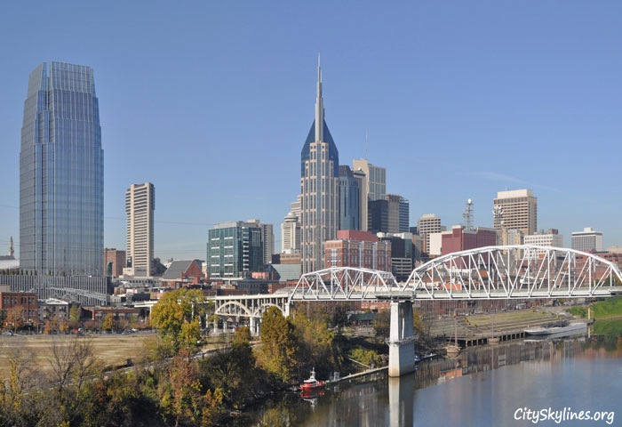 Nashville City Skyline, Tennessee