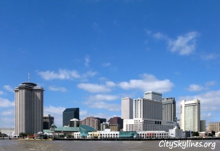 New Orleans City Skyline - Blue Skies