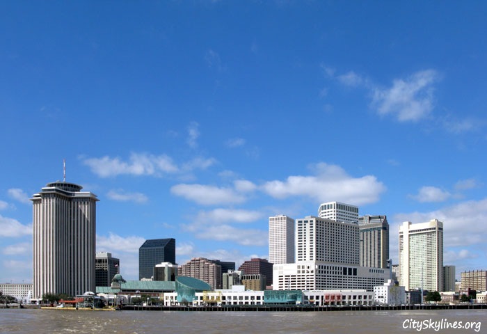 New Orleans City Skyline - Blue Skies
