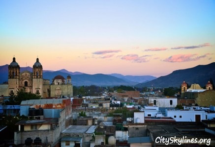 Oaxaca Mexico Skyline - Mountain Backdrop