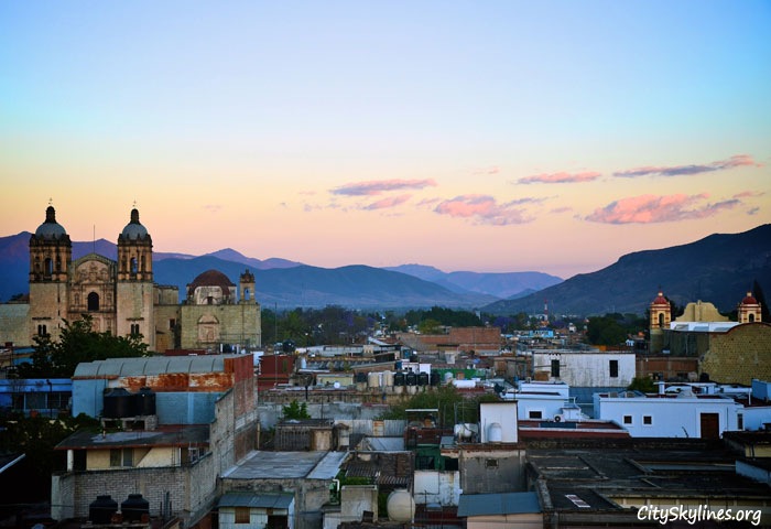 Oaxaca Mexico Skyline - Mountain Backdrop