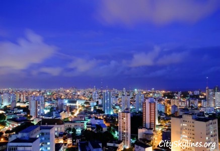 Salvador City Skyline at Night