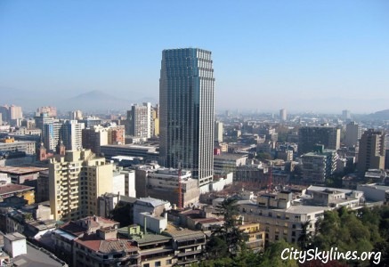 City of Santiago, Chile Skyline