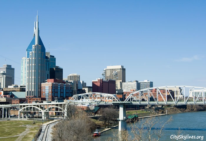 Nashville Skyline - Bridge View