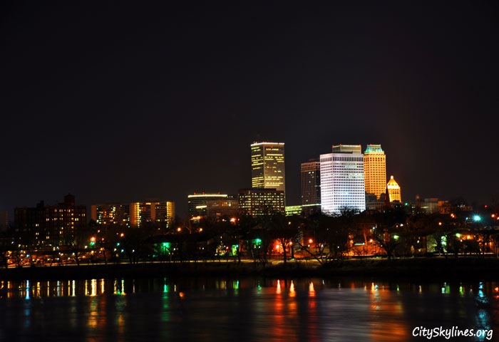 Tulsa Skyline at Night