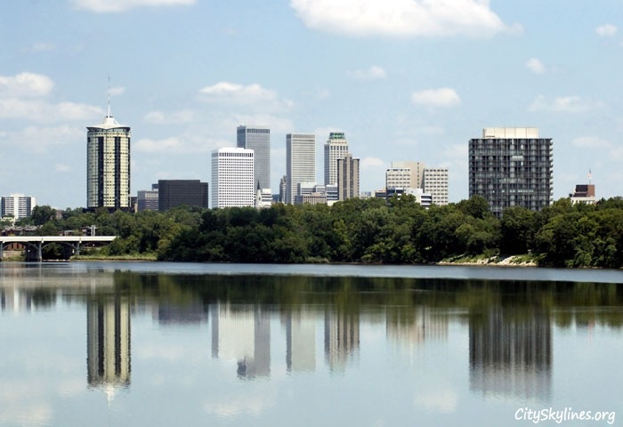 City of Tulsa Skyline in Oklahoma