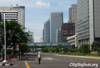 Jakarta's streetscape