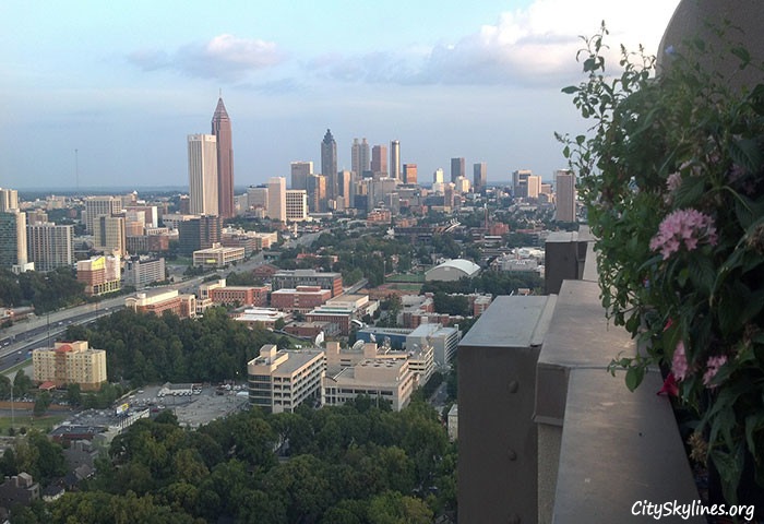 Atlanta Downtown View by William Beadle